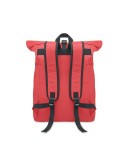 Sac à dos enroulable personnalisé idéal - IREA Matières : PET Couleurs : rouge personnalisation sur mesure