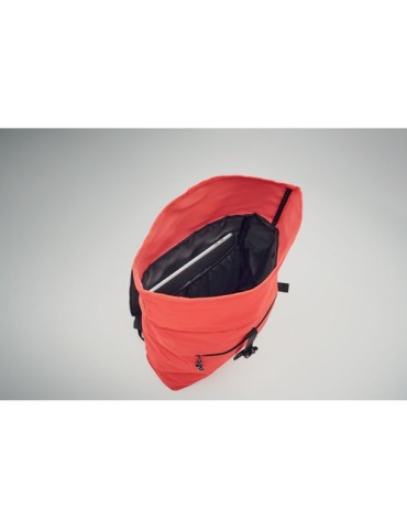 Sac à dos enroulable personnalisé idéal - IREA Matières : PET Couleurs : rouge objet promo petit budget