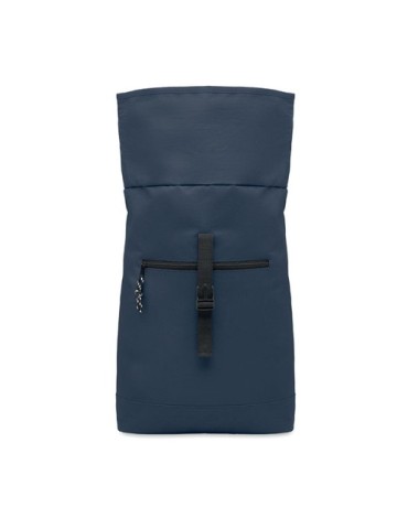 Sac à dos enroulable personnalisé idéal - IREA Matières : PET Couleurs : bleu goodies entreprise design