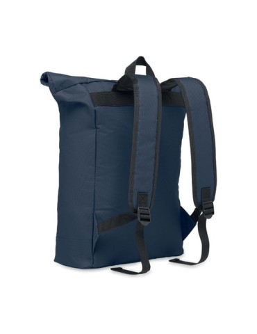 Sac à dos enroulable personnalisé idéal - IREA Matières : PET Couleurs : bleu cadeau affaires élégant