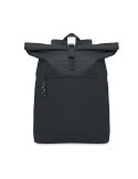 Sac à dos enroulable personnalisé idéal - IREA Matières : PET Couleurs : noir objet promotionnel éco-responsable