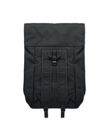Sac à dos enroulable personnalisé idéal - IREA Matières : PET Couleurs : noir impression haute définition