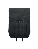 Sac à dos enroulable personnalisé idéal - IREA Matières : PET Couleurs : noir impression haute définition