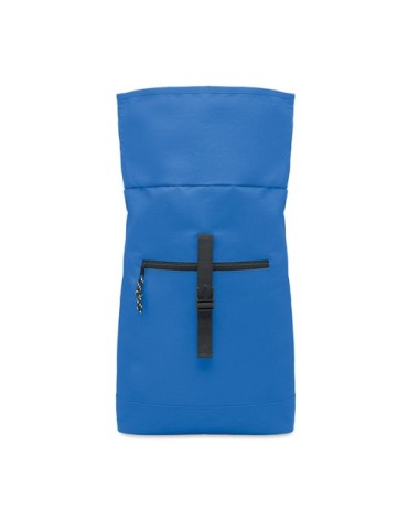 Sac à dos enroulable personnalisé idéal - IREA Matières : PET Couleurs : bleu royal cadeau collaborateur premium