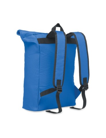 Sac à dos enroulable personnalisé idéal - IREA Matières : PET Couleurs : bleu royal goodies publicitaire événementiel