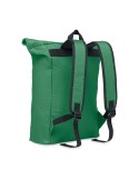 Sac à dos enroulable personnalisé idéal - IREA Matières : PET Couleurs : vert foncé accessoire événementiel unique