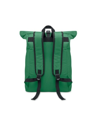Sac à dos enroulable personnalisé idéal - IREA Matières : PET Couleurs : vert foncé cadeau client original