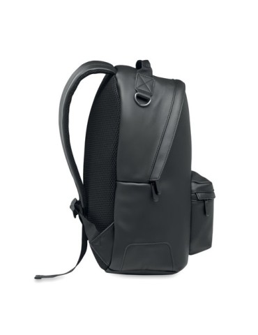 Sac à dos souple en PU idéal pour le bureau et le loisir - BAI BACKPACK Matières : PU Couleurs : noir marquage laser ultra préci