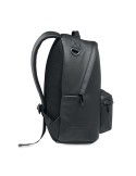 Sac à dos souple en PU idéal pour le bureau et le loisir - BAI BACKPACK Matières : PU Couleurs : noir marquage laser ultra préci