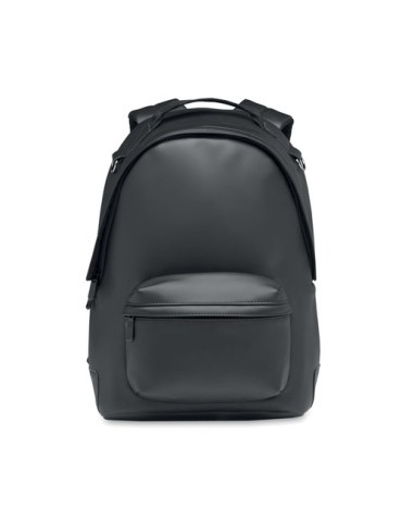 Sac à dos souple en PU idéal pour le bureau et le loisir - BAI BACKPACK Matières : PU Couleurs : noir objet publicitaire robuste