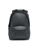 Sac à dos souple en PU idéal pour le bureau et le loisir - BAI BACKPACK Matières : PU Couleurs : noir objet publicitaire robuste