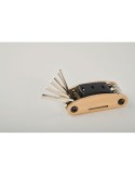 Pochette  et pratique multi outils en bambou - personnalisée MANO Matières : bambou Couleurs : bois personnalisable avec votre l