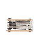 Pochette  et pratique multi outils en bambou - personnalisée MANO Matières : bambou Couleurs : bois cadeau entreprise pas cher
