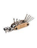 Pochette  et pratique multi outils en bambou - personnalisée MANO Matières : bambou Couleurs : bois marquage laser ultra précis