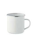 Mug en émail sublimation 500ml personnalisable - Plateado L Matières : métal Couleurs : blanc