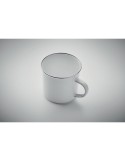 Mug en émail sublimation 500ml personnalisable - Plateado L Matières : métal Couleurs : blanc cadeau entreprise pas cher