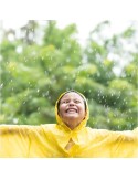 Poncho Imperméable Pratique pour Enfant - PONCHIE Matières : EVA Couleurs : jaune impression logo haute qualité