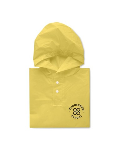 Poncho Imperméable Pratique pour Enfant - PONCHIE Matières : EVA Couleurs : jaune marquage couleur éclatante