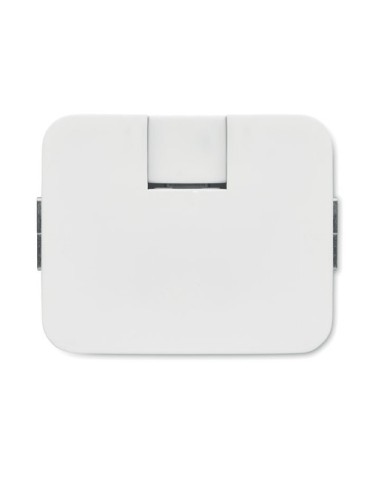 Hub USB 4 Ports Personnalisé Éco-responsable - SQUARE-C Matières : ABS Couleurs : blanc goodies publicitaire événementiel