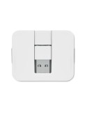 Hub USB 4 Ports Personnalisé Éco-responsable - SQUARE-C Matières : ABS Couleurs : blanc cadeau collaborateur premium