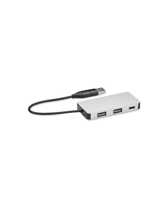 Hub USB 3 Ports avec Câble 20cm - HUB-C