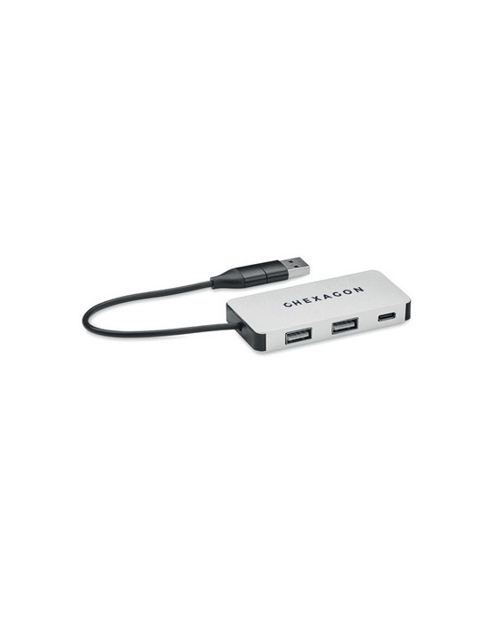 Hub USB 3 Ports avec Câble 20cm - HUB-C