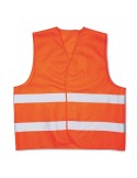 Gilet de sécurité personnalisé, confortable et protecteur - VISICOAT Matières : PET Couleurs : orange