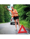 Gilet de sécurité personnalisé, confortable et protecteur - VISICOAT Matières : PET Couleurs : orange impression haute définitio