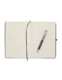 Carnet  en cuir recyclé avec stylo - ELEGANOTE Matières : papier Couleurs : noir livraison express 24h 48h