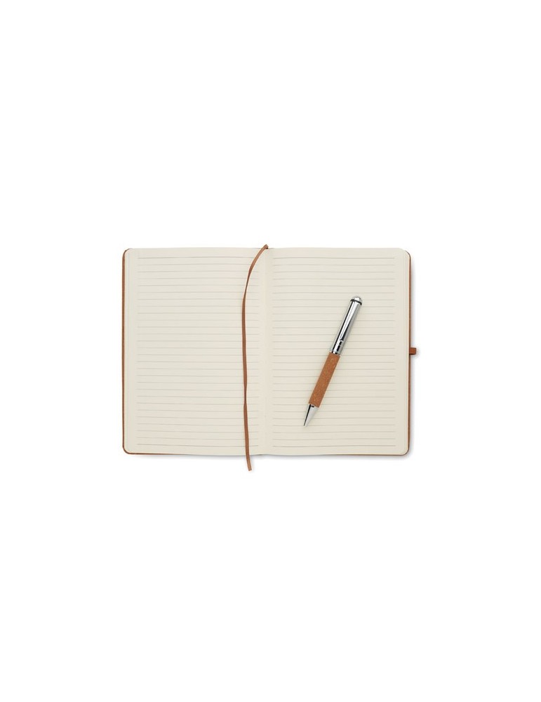 Carnet en cuir recyclé ELEGANOTE avec stylo