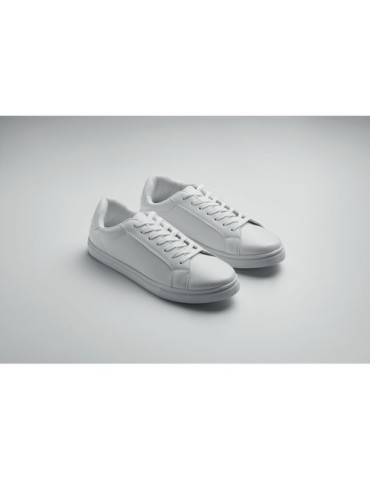 Baskets Confortables et Élégantes en PU Taille 37 - BLANCOS Matières : PU Couleurs : blanc cadeau entreprise pas cher