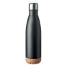 Bouteille isotherme double paroi  de 500 ml en acier inoxydable - ASPEN CORK Matières : acier inoxydable Couleurs : noir goodies