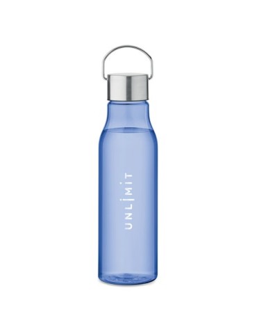 Bouteille  en RPET 600 ml personnalisée - VERNAL Matières : PET recyclé Couleurs : bleu royal cadeau entreprise pas cher