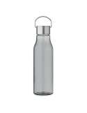 Bouteille  en RPET 600 ml personnalisée - VERNAL Matières : PET recyclé Couleurs : gris transparent accessoire événementiel uniq