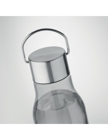 Bouteille  en RPET 600 ml personnalisée - VERNAL Matières : PET recyclé Couleurs : gris transparent objet promotionnel éco-respo