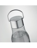 Bouteille  en RPET 600 ml personnalisée - VERNAL Matières : PET recyclé Couleurs : gris transparent objet promotionnel éco-respo