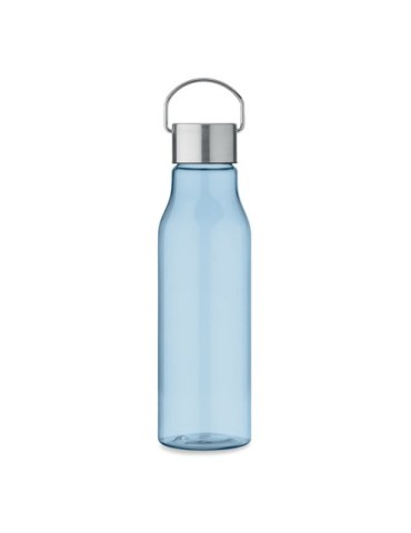 Bouteille  en RPET 600 ml personnalisée - VERNAL Matières : PET recyclé Couleurs : bleu clair transparent cadeau collaborateur p