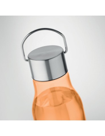 Bouteille  en RPET 600 ml personnalisée - VERNAL Matières : PET recyclé Couleurs : orange transparent goodies publicitaire durab