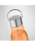 Bouteille  en RPET 600 ml personnalisée - VERNAL Matières : PET recyclé Couleurs : orange transparent goodies publicitaire durab