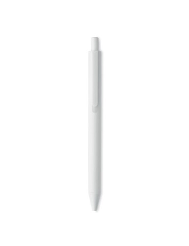 Stylo Poussoir Éco-responsable en ABS Recyclé - SIDE Matières : ABS recyclé Couleurs : blanc objet promotionnel éco-responsable