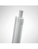 Stylo Poussoir Éco-responsable en ABS Recyclé - SIDE Matières : ABS recyclé Couleurs : blanc cadeau entreprise pas cher