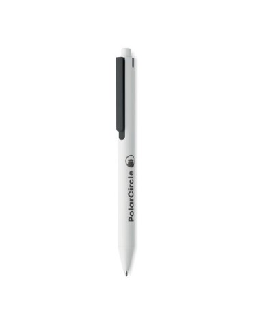 Stylo Poussoir Éco-responsable en ABS Recyclé - SIDE Matières : ABS recyclé Couleurs : noir personnalisable avec votre logo