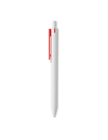 Stylo Poussoir Éco-responsable en ABS Recyclé - SIDE Matières : ABS recyclé Couleurs : rouge marquage couleur éclatante