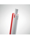 Stylo Poussoir Éco-responsable en ABS Recyclé - SIDE Matières : ABS recyclé Couleurs : rouge personnalisation sur mesure