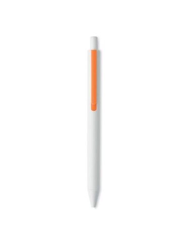 Stylo Poussoir Éco-responsable en ABS Recyclé - SIDE Matières : ABS recyclé Couleurs : orange goodies entreprise design