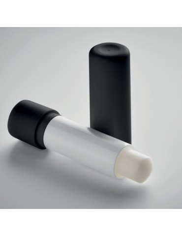 Baume à lèvres végan  VEGAN GLOSS - Protecteur Matières : ABS recyclé Couleurs : noir goodies publicitaire durable