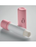 Baume à lèvres végan  VEGAN GLOSS - Protecteur Matières : ABS recyclé Couleurs : rose bébé impression logo haute qualité
