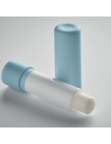 Baume à lèvres végan  VEGAN GLOSS - Protecteur Matières : ABS recyclé Couleurs : bleu bébé objet publicitaire robuste