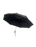 Parapluie pliable 21 pouces personnalisé DRIP Matières : coton Couleurs : noir personnalisable avec votre logo