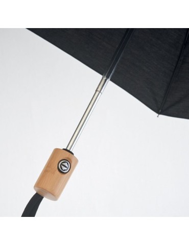 Parapluie pliable 21 pouces personnalisé DRIP Matières : coton Couleurs : noir impression haute définition
